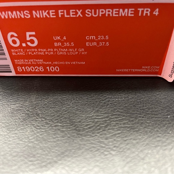 Women’s Nike Flex Supreme TR 4 - Brand new in box- Size 6.5 - Picture 9 of 10
